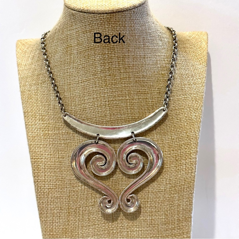 Brighton Statement Necklace “Genoa Scroll” Large … - image 8